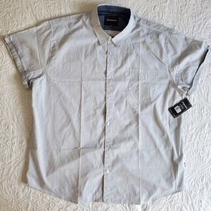 NWT Men's 4XL blue and white Aeropostale shirt